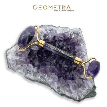 Ametist Taşı | Yüz Masaj Aleti | Premium Geometra Face Roller - Görsel 5