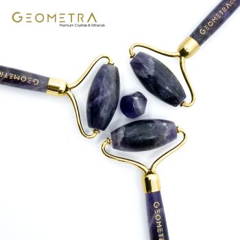 Ametist Taşı | Yüz Masaj Aleti | Premium Geometra Face Roller - Görsel 6