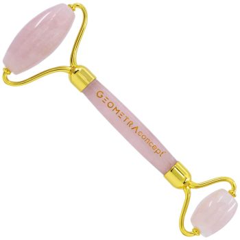 Pembe Kuvars | Yüz Masaj Aleti | Premium Geometra Face Roller