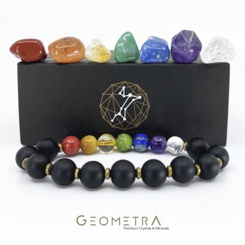 Premium Kristal & Mineral Çakra Taşı Seti
