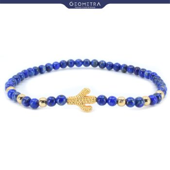 Lapis Lazuli | Barok İnci | 22 Ayar Altın Kaplama Premium Doğaltaş Bileklik Seti - Görsel 3