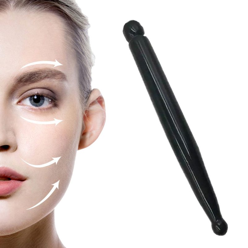 Obsidyen Cubuk Guasha Akupunktur Kalemi Geometra Concept