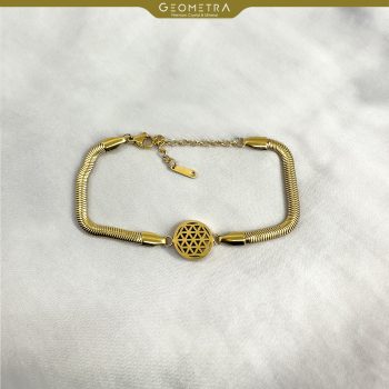 Turmalin | Yeşim Taşı | Lapis Lazuli | Yaşam Çiçeği | Premium Doğal Taş 22K Bileklik - Görsel 2