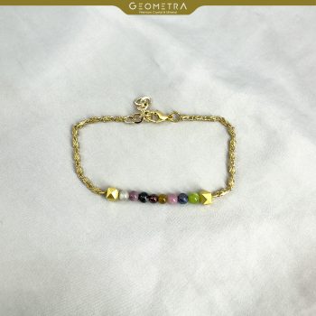 Turmalin | Yeşim Taşı | Lapis Lazuli | Yaşam Çiçeği | Premium Doğal Taş 22K Bileklik - Görsel 3