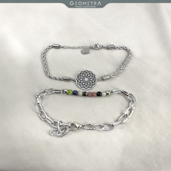 Turmalin | Yeşim Taşı | Lapis Lazuli | Yaşam Çiçeği | Premium Doğal Taş Bileklik