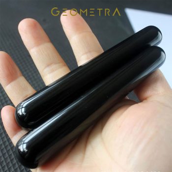 Obsidyen Taşı Akupunktur Doğal Taş Gua Sha Yüz Vücut Yoni Masaj Aleti - Görsel 4