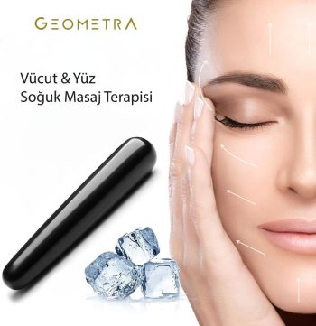 Obsidyen Taşı Akupunktur Doğal Taş Gua Sha Yüz Vücut Yoni Masaj Aleti - Görsel 3