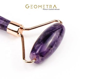 Ametist Taşı | Mini Roller Doğal Taş Vücut & Yüz Masaj Aleti - Görsel 3