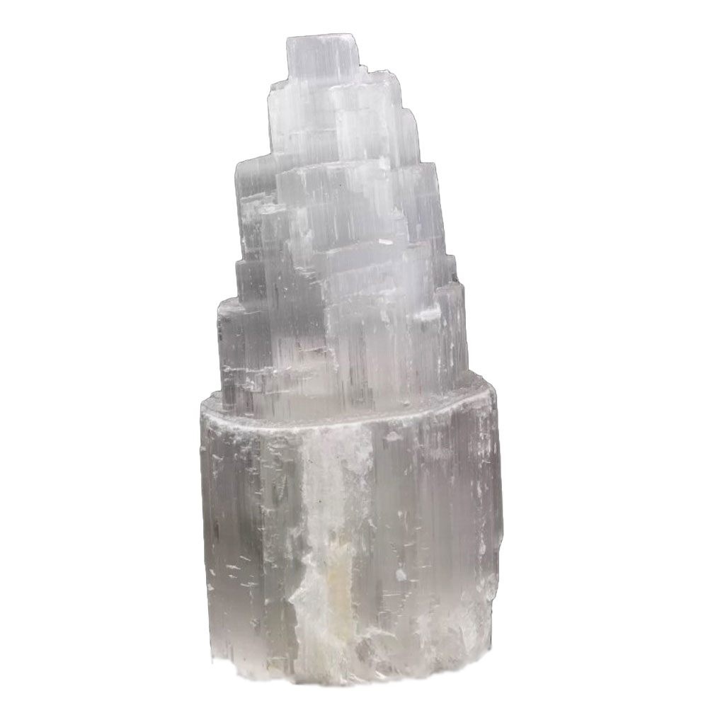 Selenit Taşı | Tuz Lamba | Kristal Gece Lambası | Doğal Taş Bileklik Temizleme 1.600 kg. - Görsel 1