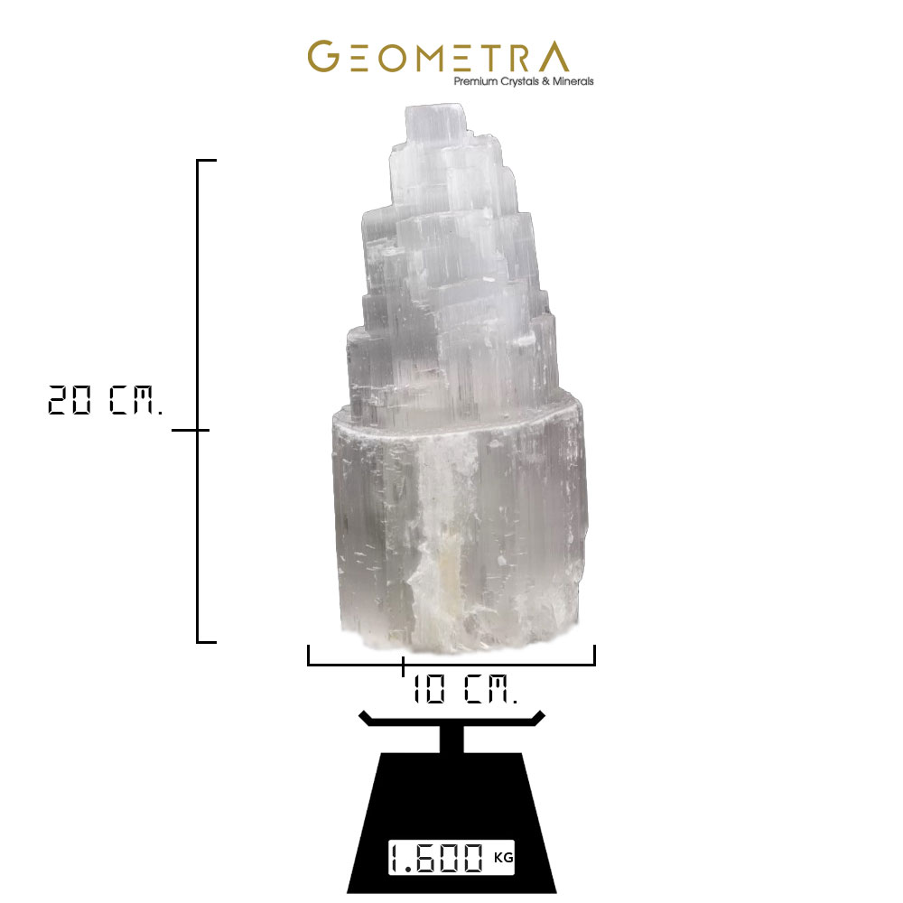 Selenit Taşı | Tuz Lamba | Kristal Gece Lambası | Doğal Taş Bileklik Temizleme 1.600 kg. - Görsel 2