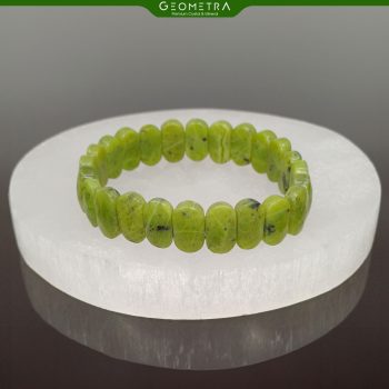 Kanada Yeşim Taşı Rolex Doğal Taş Hediye Bileklik - Görsel 3